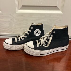 Converse Black and White High-Top Sneakers